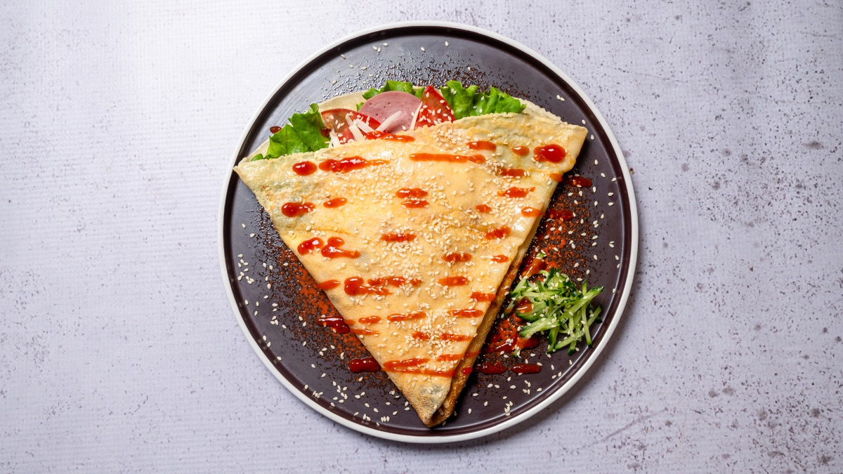Ham & Cheese Crepe